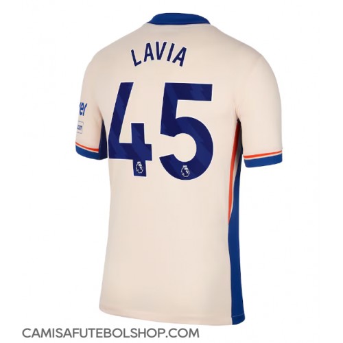 Camisa de time de futebol Chelsea Romeo Lavia #45 Replicas 2º Equipamento 2024-25 Manga Curta